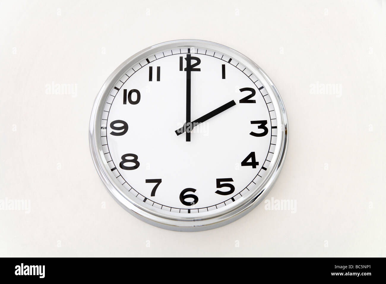 Wall clock, time measurement, close up Stock Photo Alamy