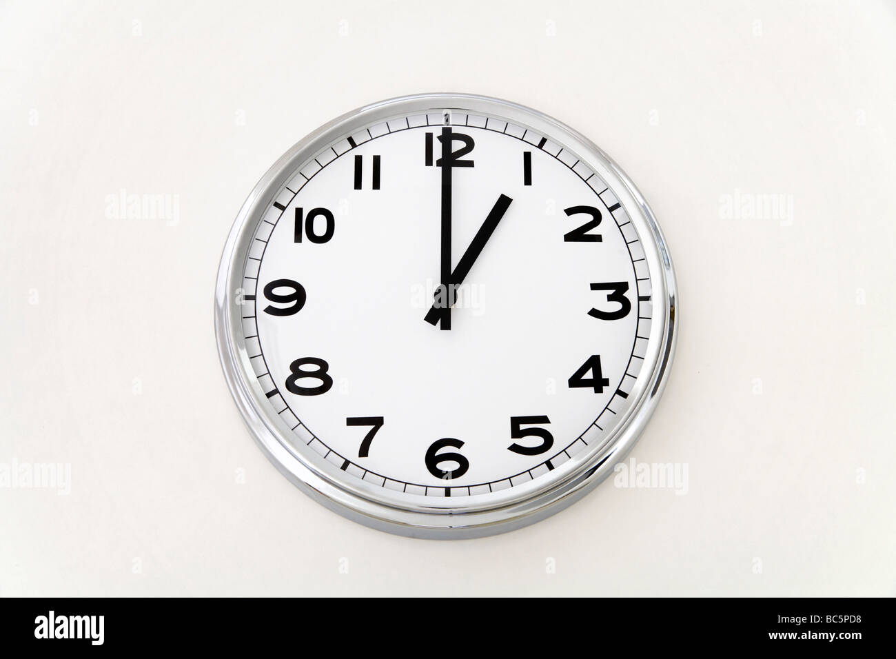 Wall clock, time measurement, close up Stock Photo Alamy