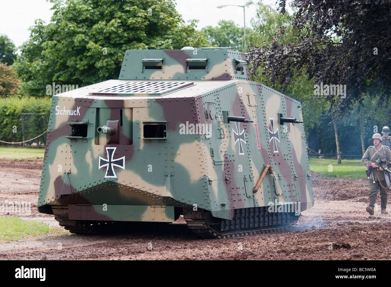 A7V World War One German Tank Stock Photo - Alamy