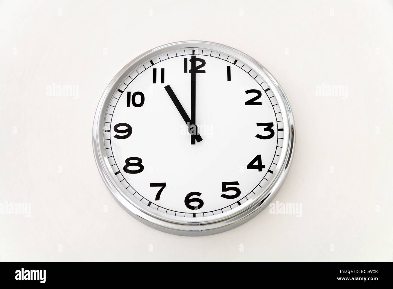 Wall clock, time measurement, close up Stock Photo Alamy