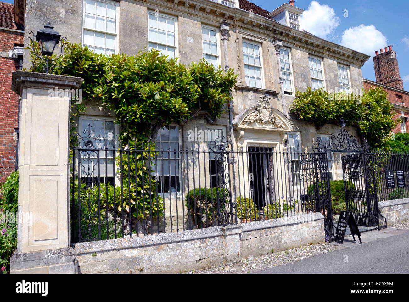 Mompesson House Salisbury Wiltshire England Stock Photo Alamy