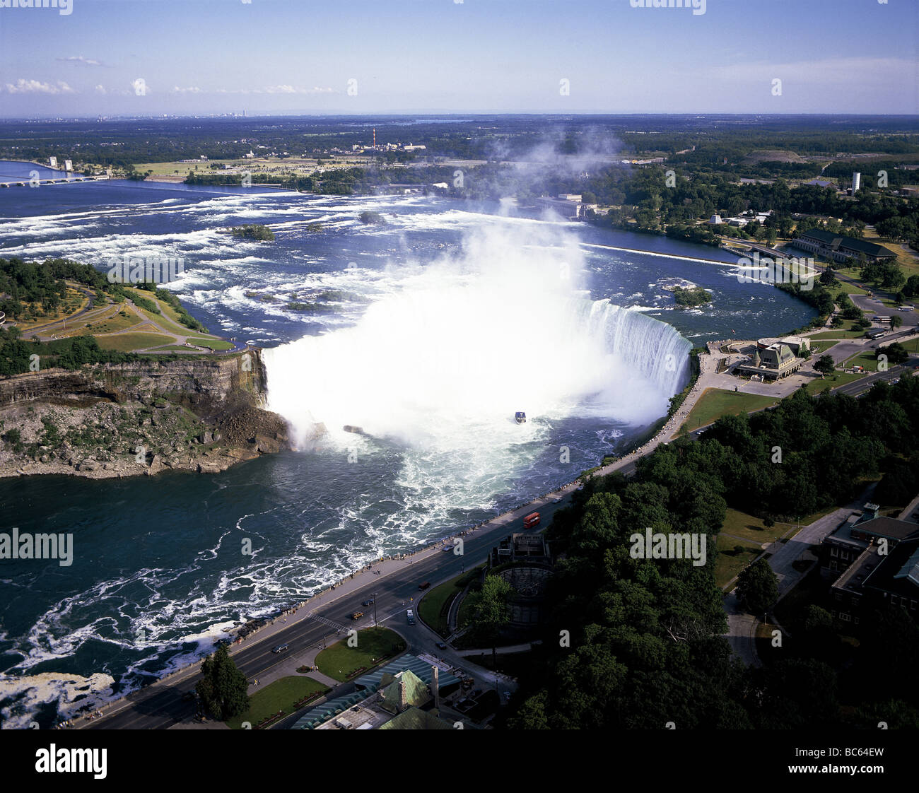 The Horseshoe Falls at Niagara Falls Canada Stock Photo Alamy