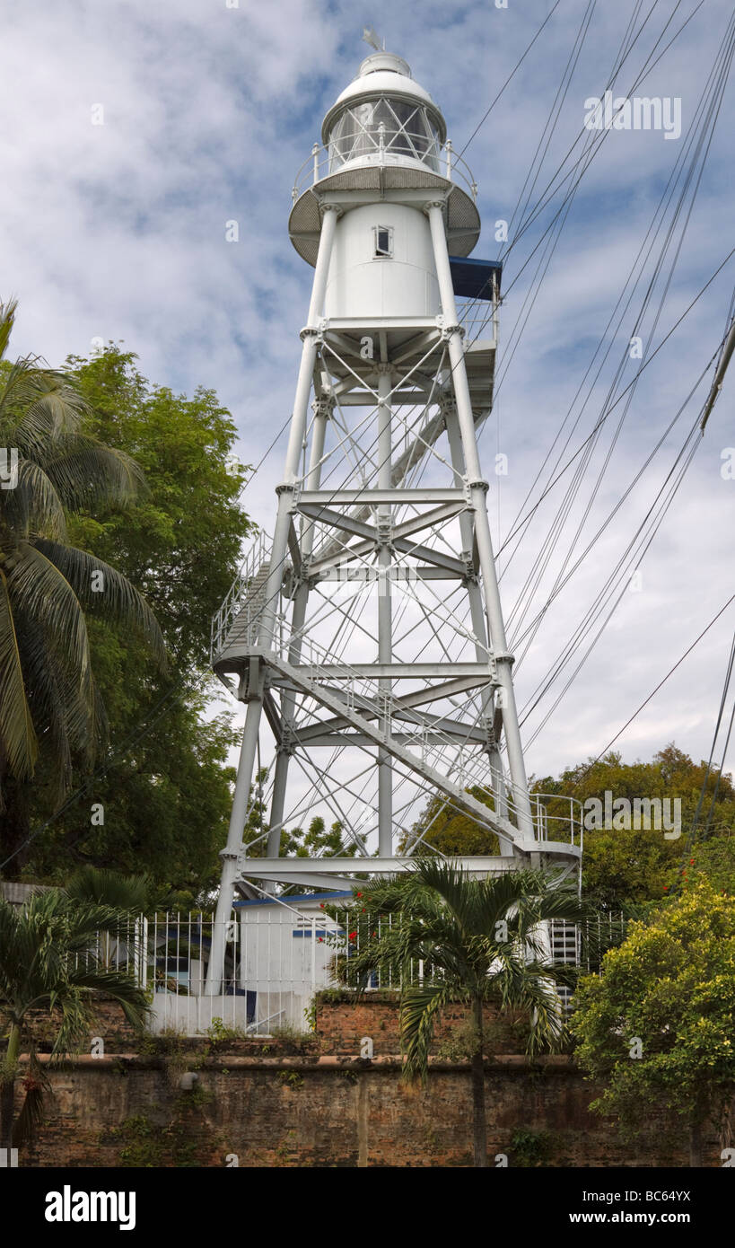 Fort Cornwallis Lighthouse, Georgetown, Penang, Malaysia Stock Photo