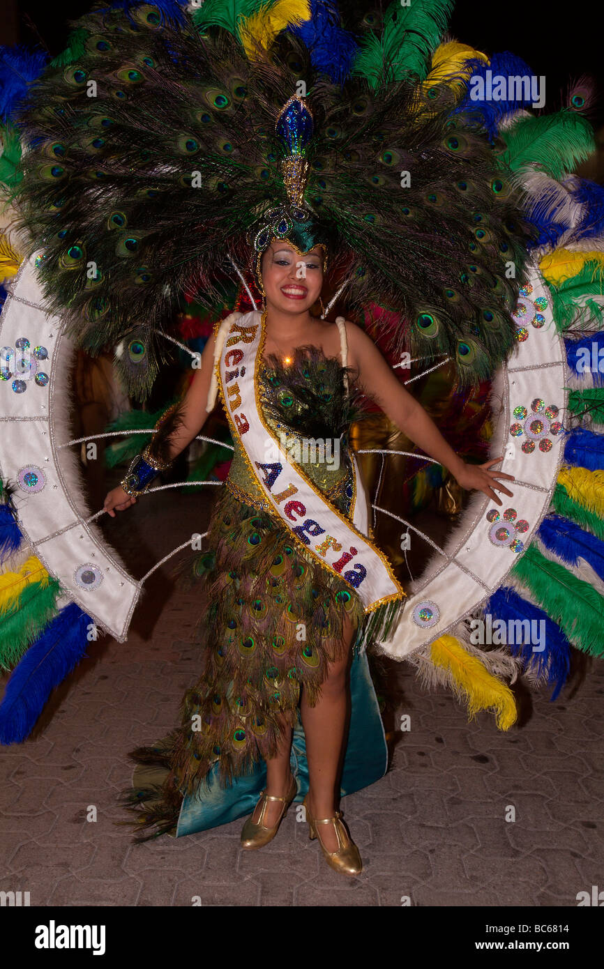 Playa del Carmen Carnival, Quintana Roo State, Mexico Stock Photo