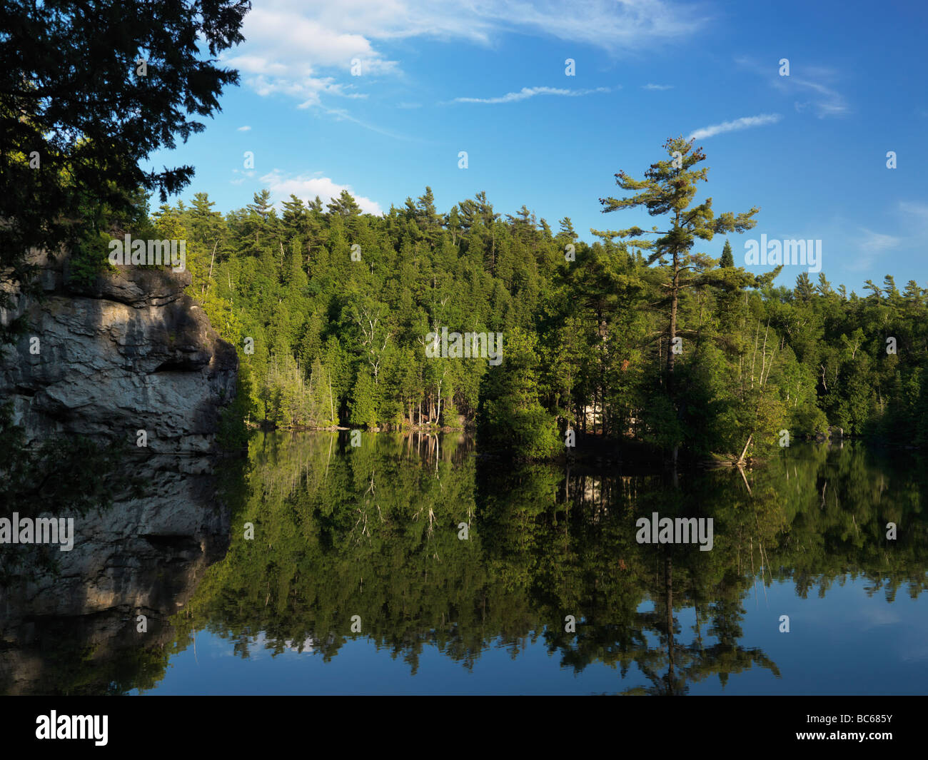 Eramosa river nature scenery Ontario Canada Stock Photo Alamy
