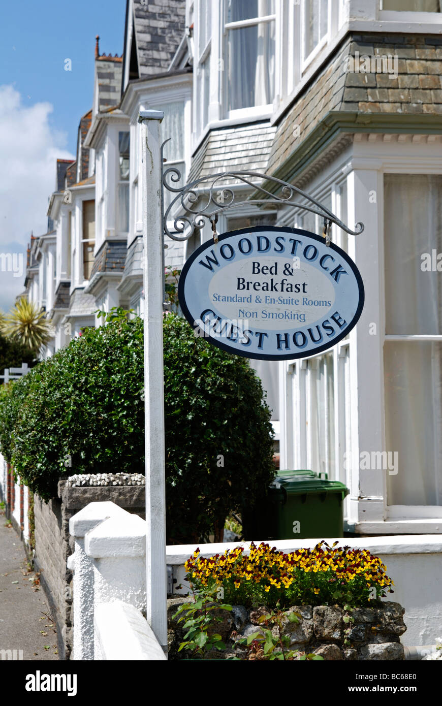 a bed and breakfast property in penzance,cornwall,uk Stock Photo Alamy