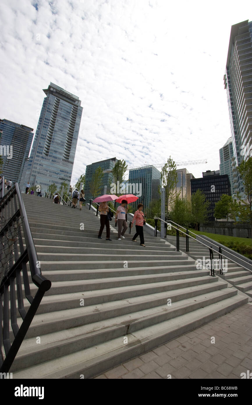 Entrance to Canada Placeway downtown Vancouver Stock Photo Alamy