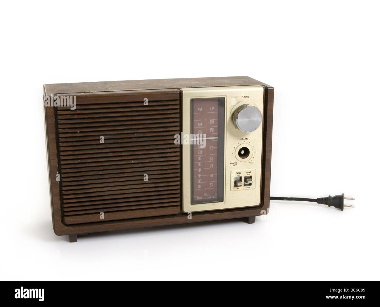 vintage radio set Stock Photo