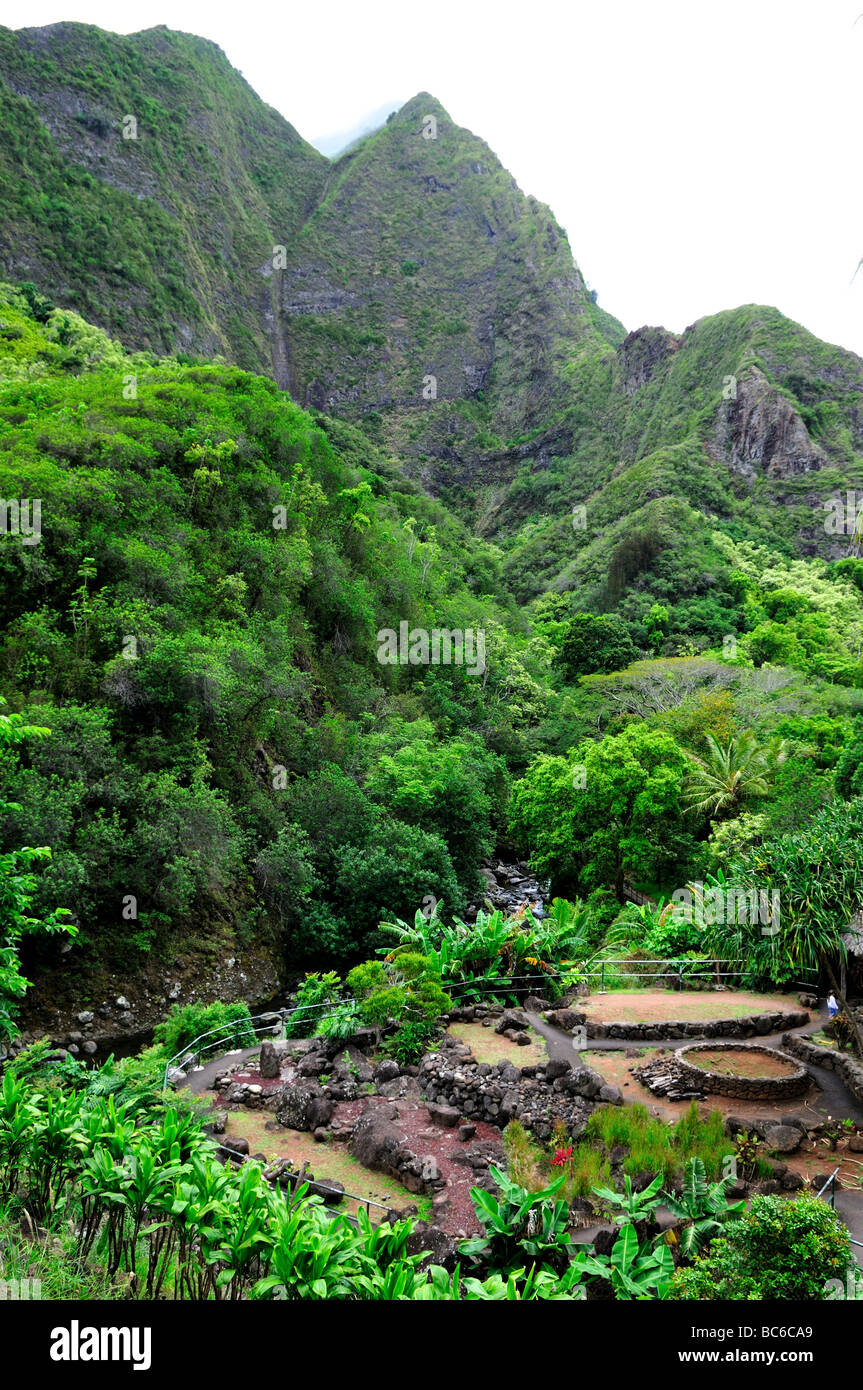 Iao Valley State Park, Maui, Hawaii, USA Stock Photo Alamy