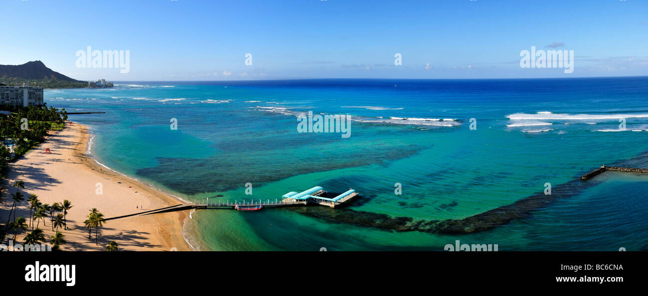 Wave at waikiki beach hi-res stock photography and images - Alamy