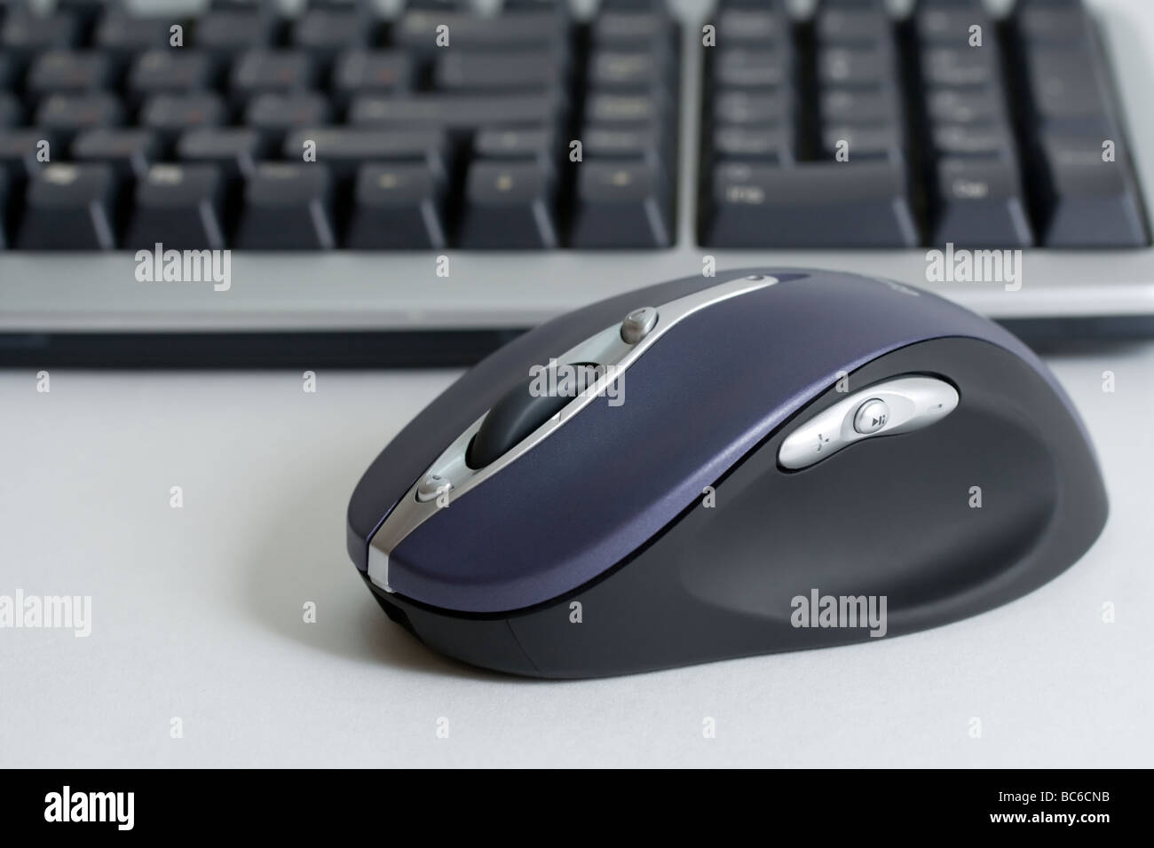 Wireless computer mouse and keyboard Stock Photo Alamy