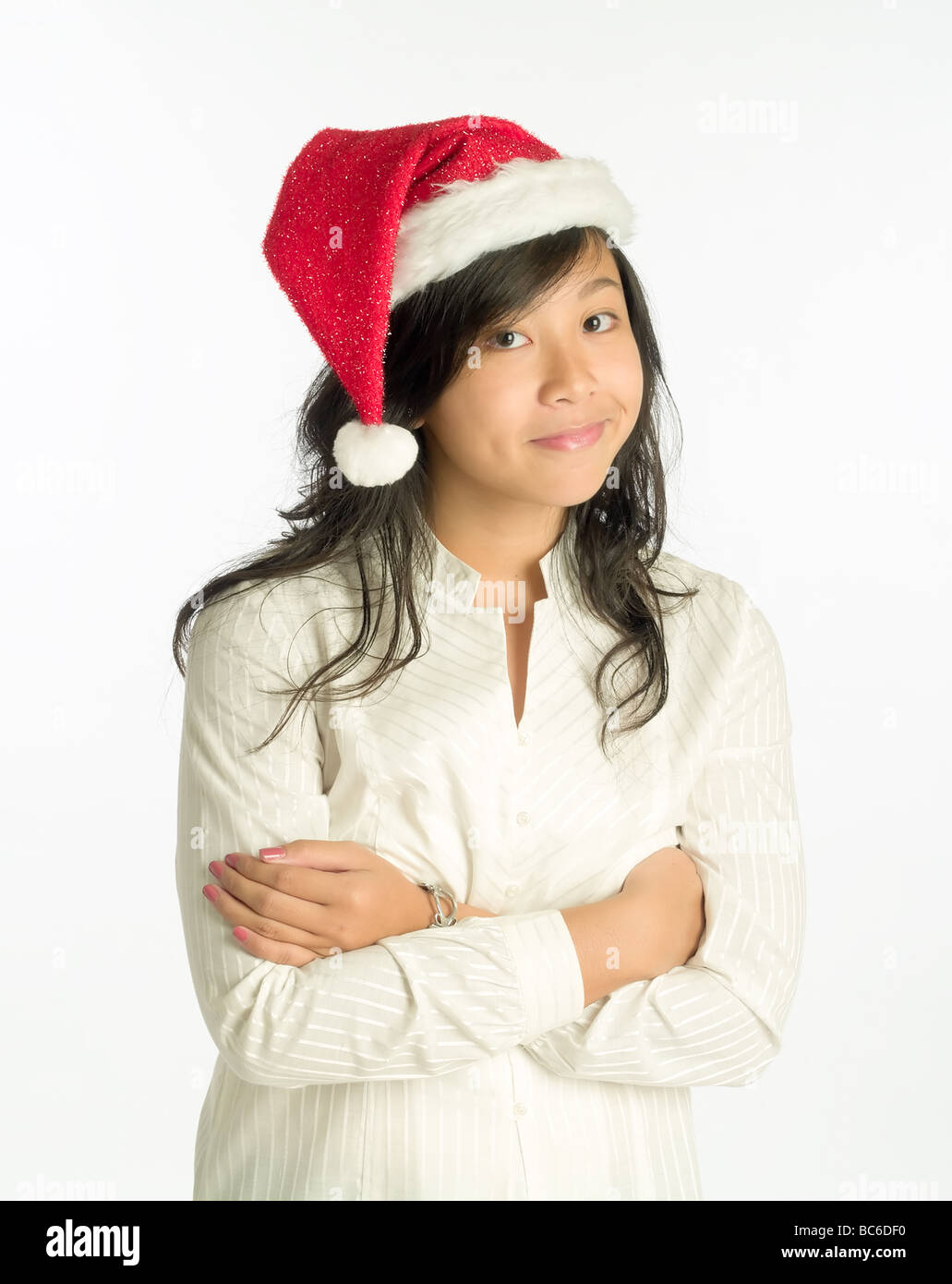 Christmas Girl Stock Photo