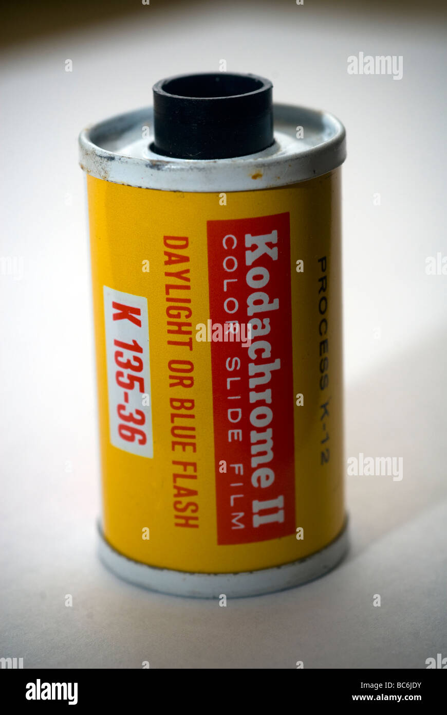 A 35mm roll of Kodachrome film Stock Photo