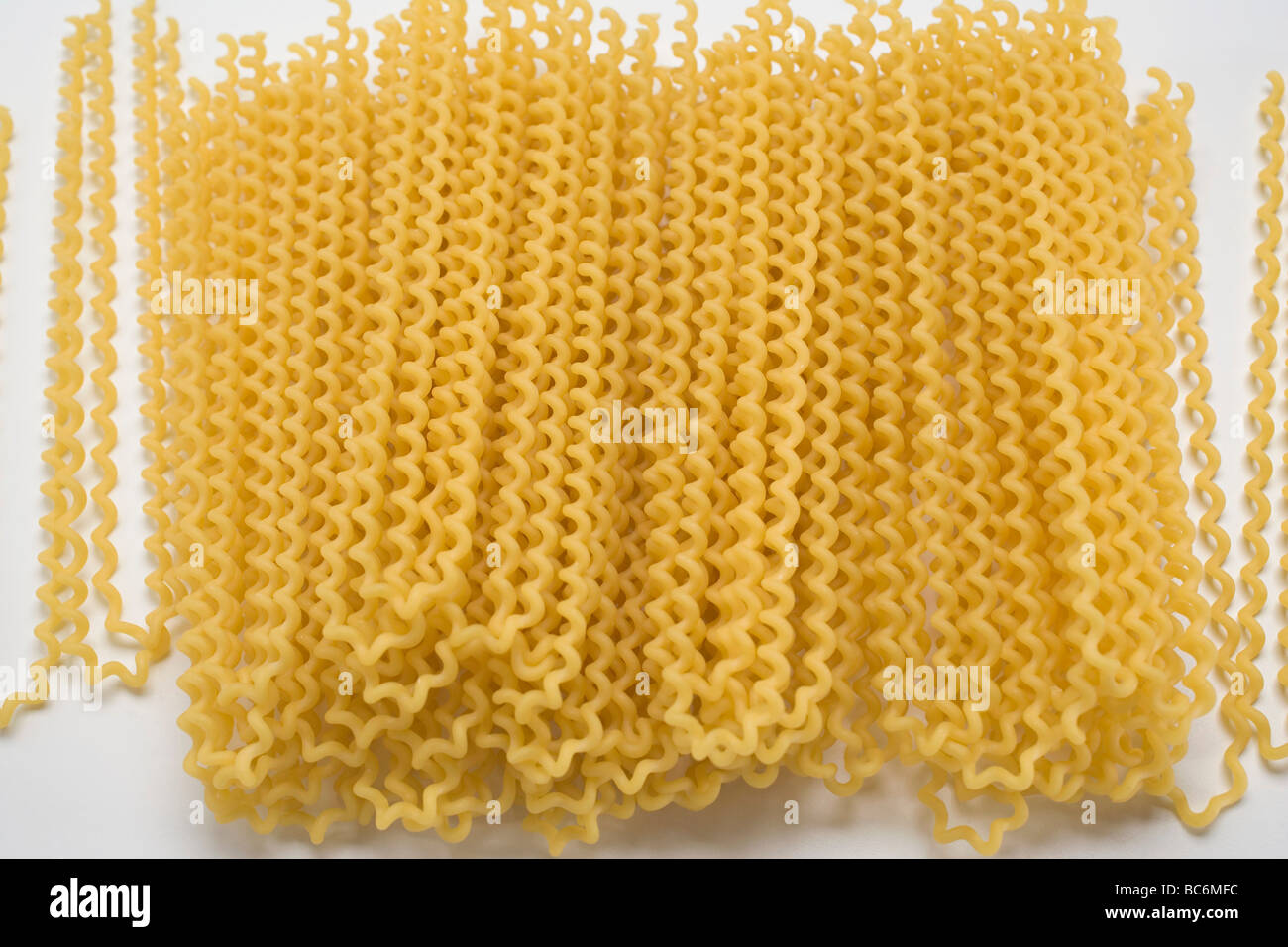 Fusilli lunghi (long pasta spirals) - Stock Photo