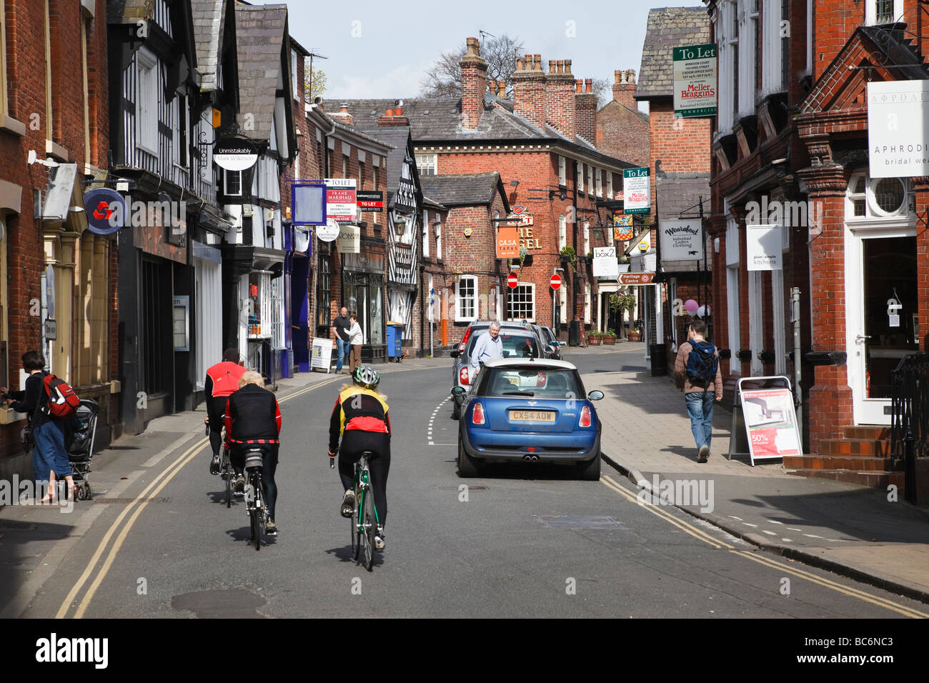 King Street, Knutsford, Cheshire, England Stock Photo 24734755 Alamy