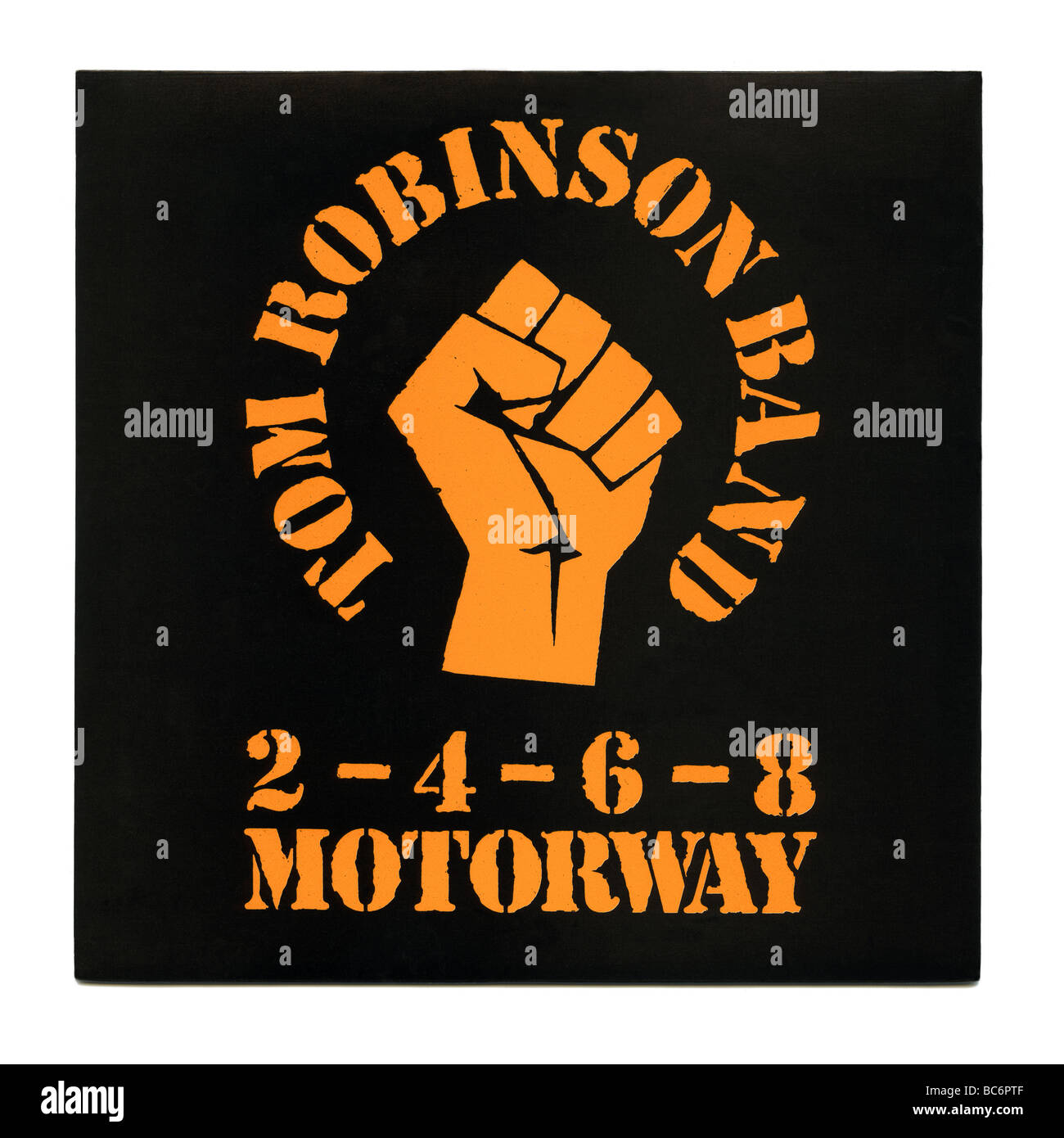 '2-4-6-8 Motorway' single by the Tom Robinson Band, a 'new wave' record released in 1977 in the punk era Stock Photo