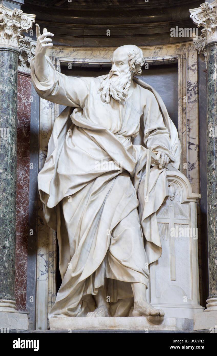 Rome - apostle Jacob from Lateran basilice - interior Stock Photo