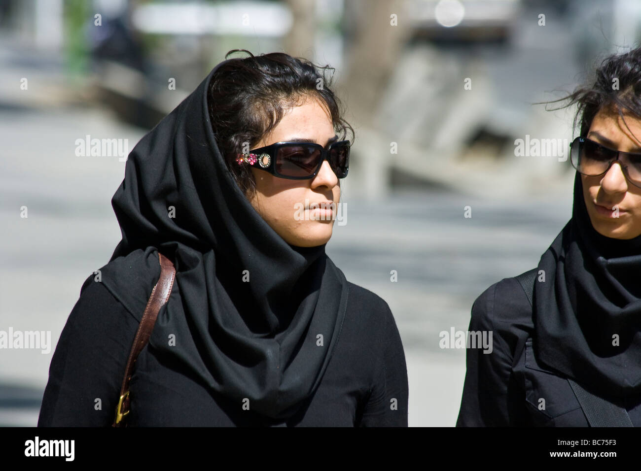 Young Iranian Woman in Tehran Iran Stock Photo