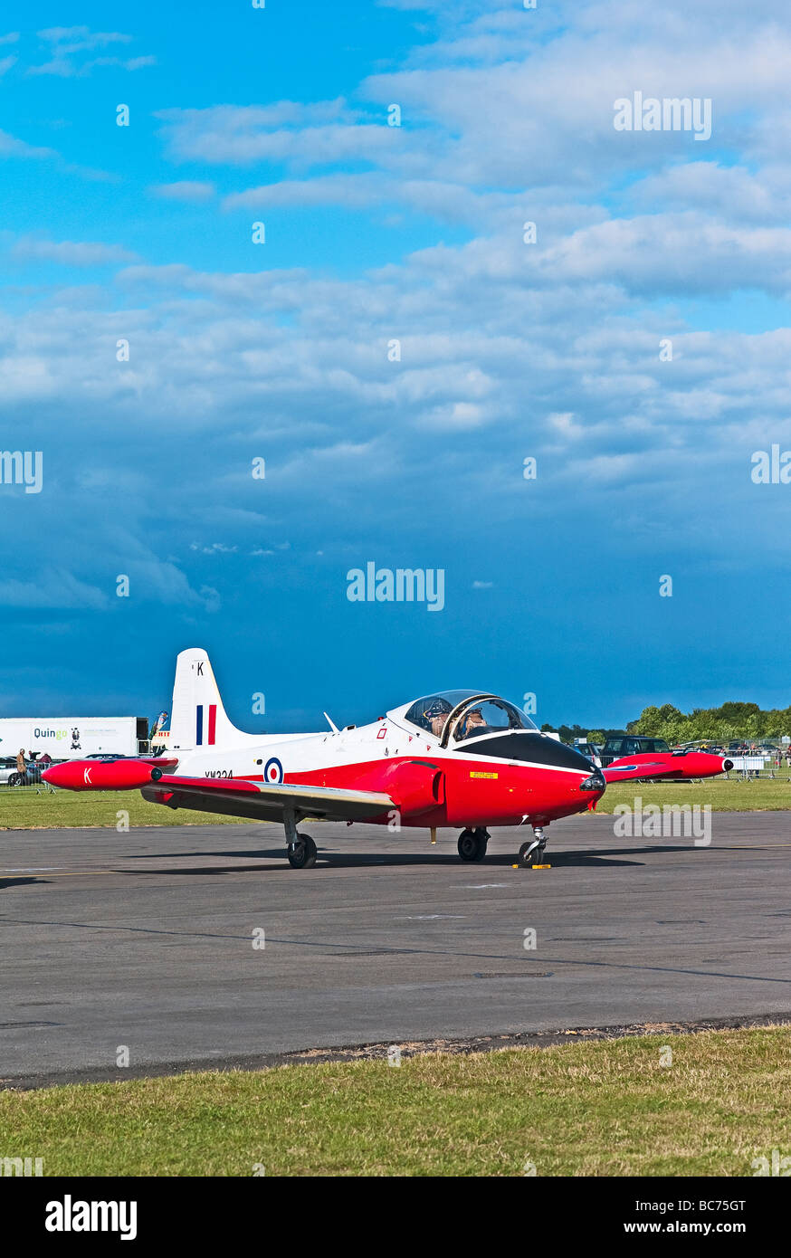 Jet Provost T3A basic training aircraft now retired from RAF service Stock Photo