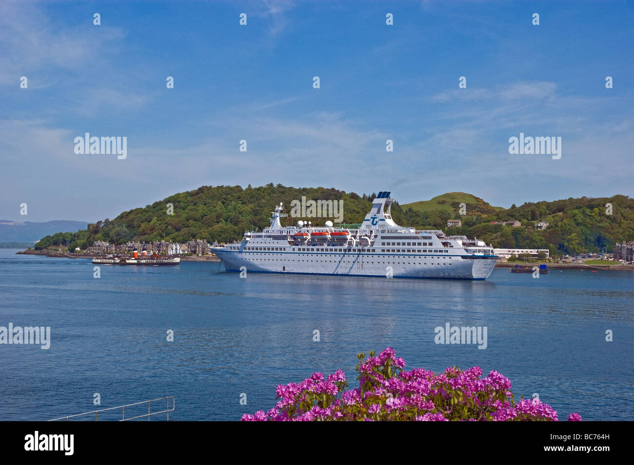 steamer on cruise ship