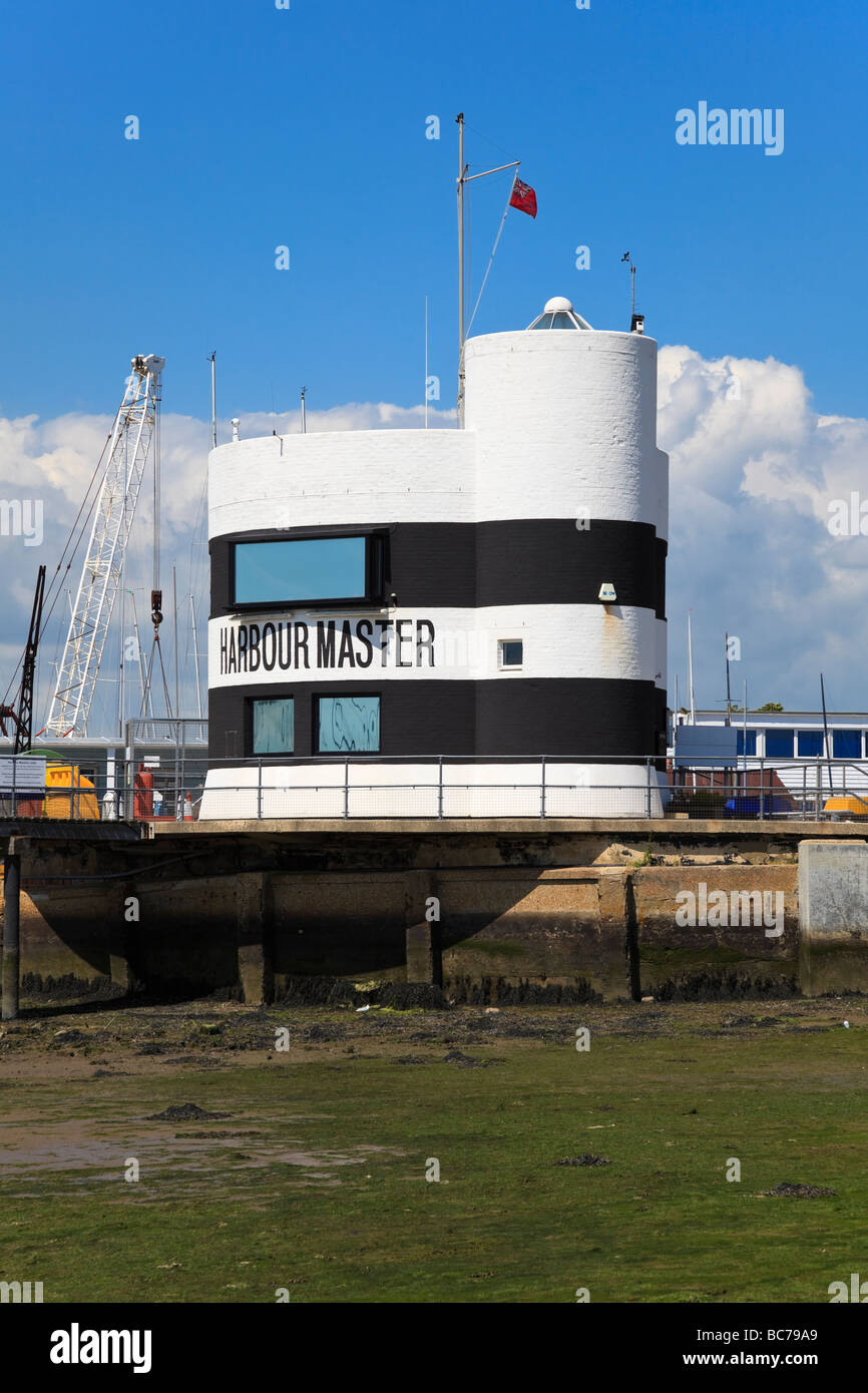 Harbour Master sign on the River Hamble Harbour Master s Office at