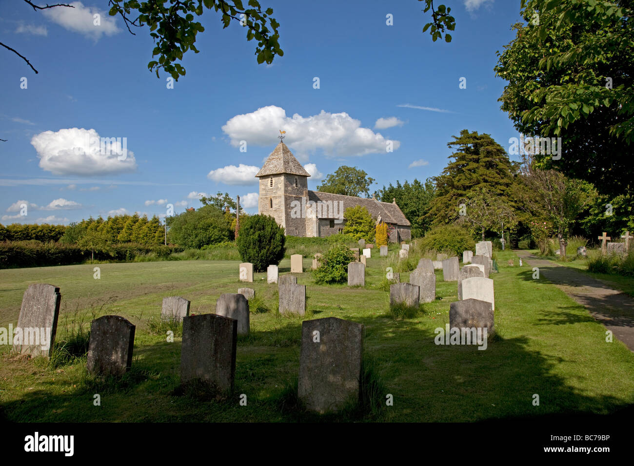 Church of St Mary Magdalene Boddington Gloucestershire UK Stock Photo