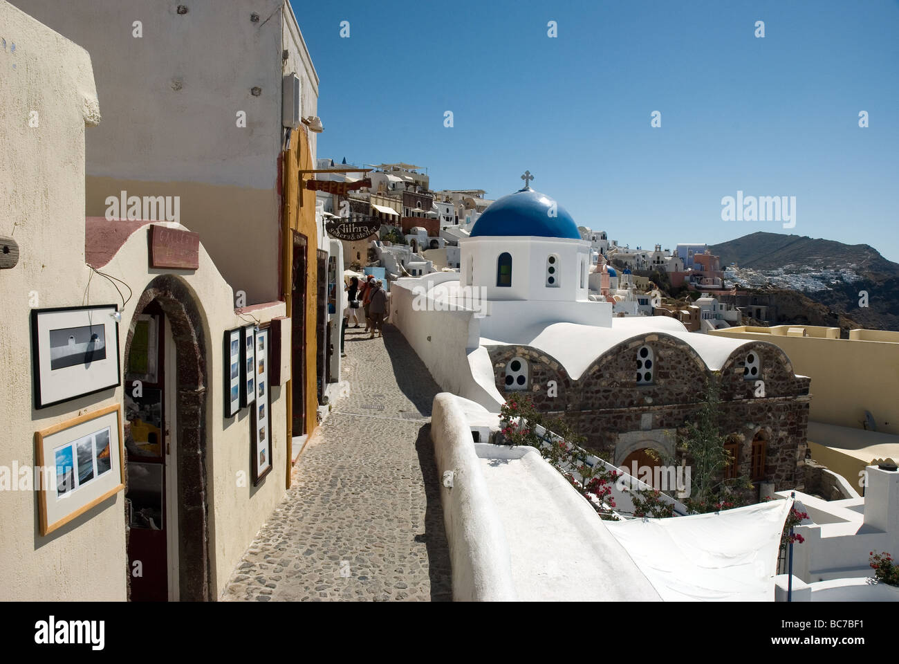 Oia Santorini Stock Photo