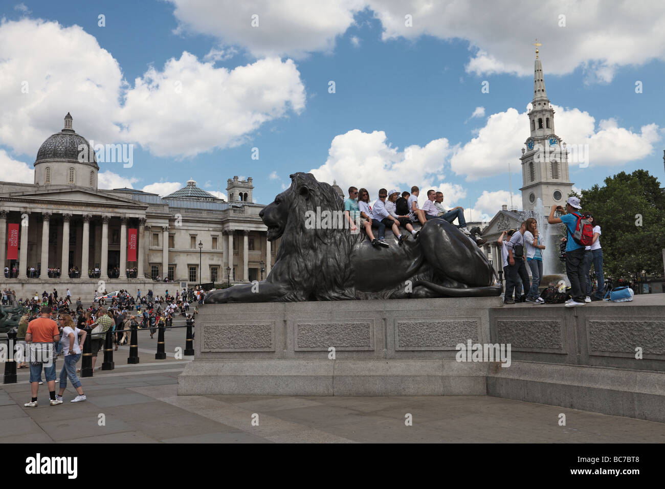 Trafalgar Square, London Stock Photo