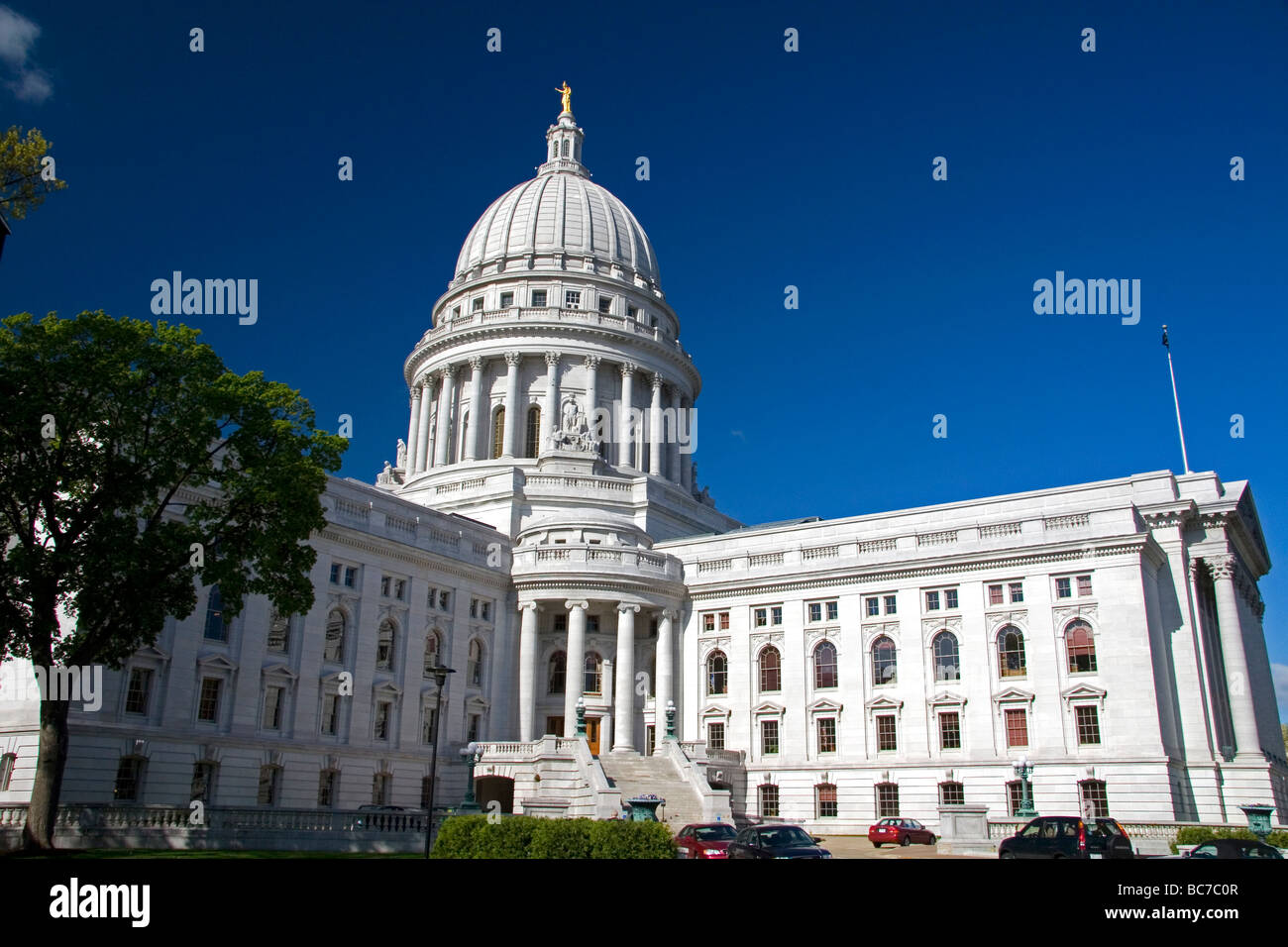 Wisconsin State Capitol building in Madison Wisconsin USA  Stock Photo