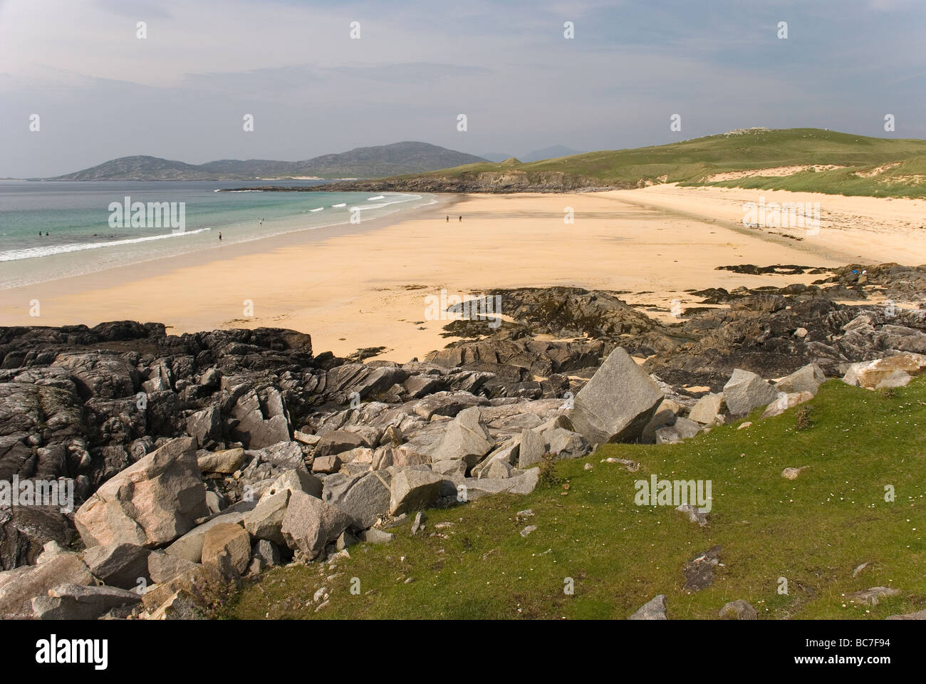 Seilebost Beach Harris Western Isles Scotland Stock Photo