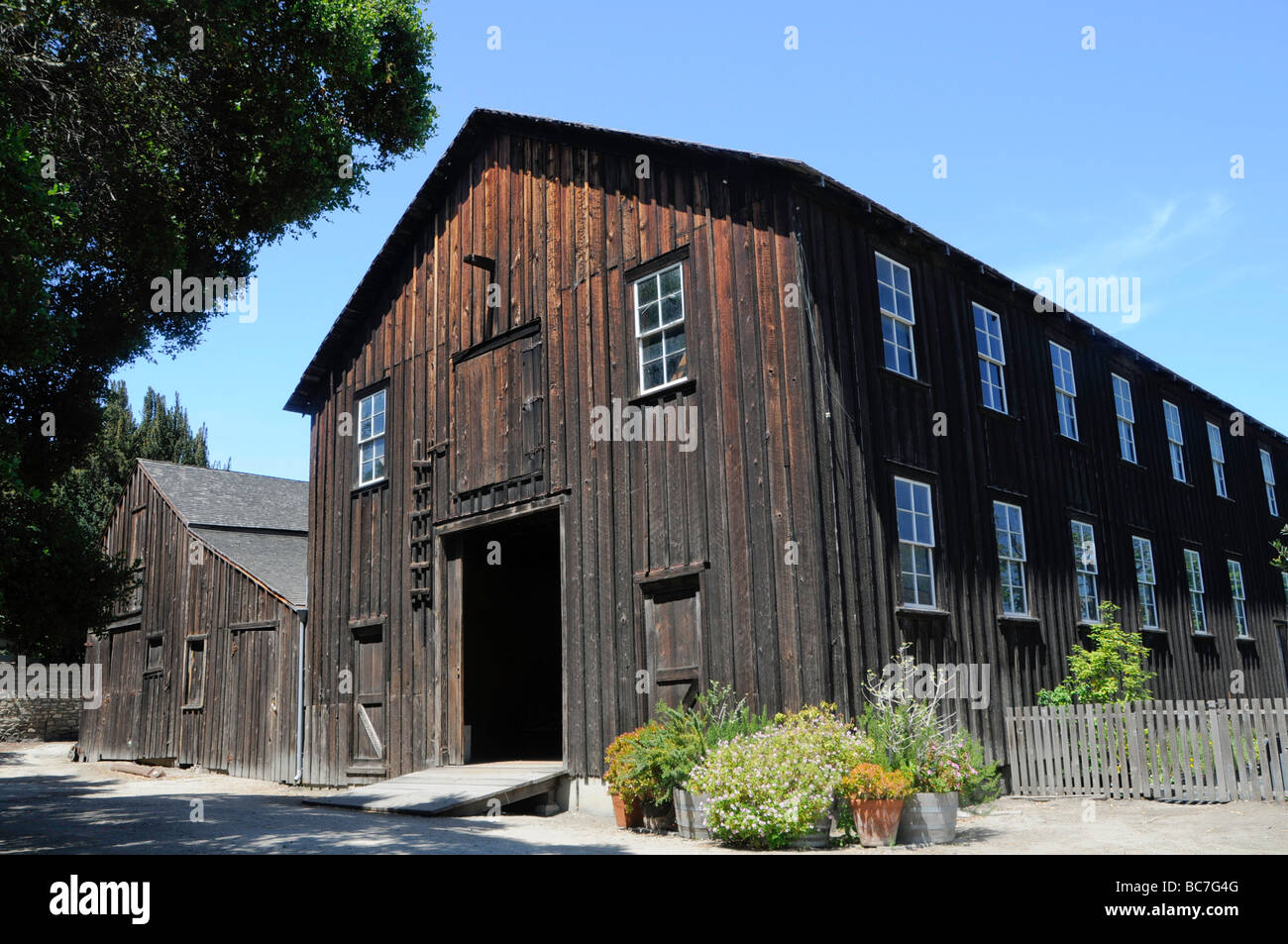The Big Barn At Cooper Molera Adobe In Historic Monterey