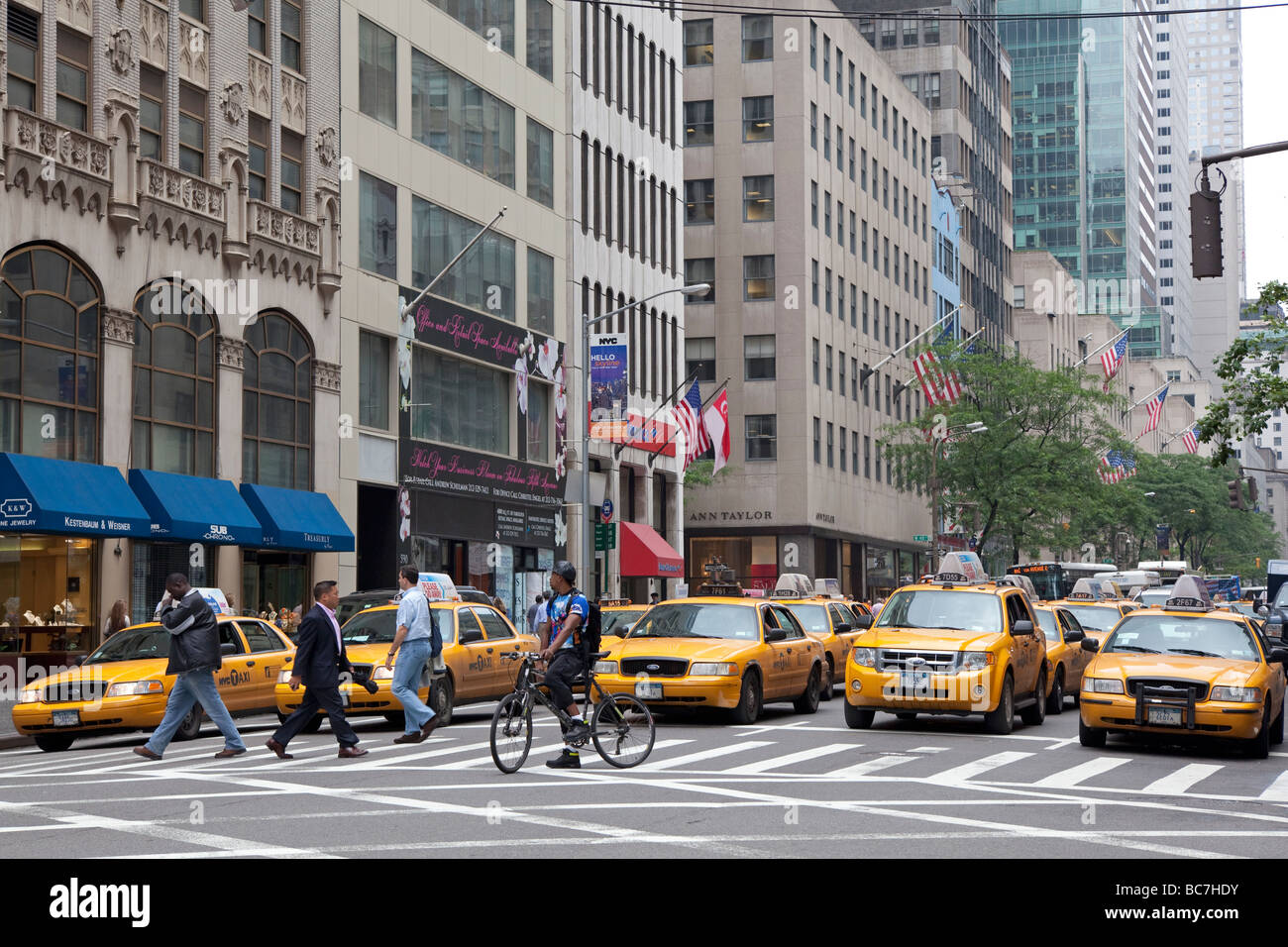 Traffic in NYC Stock Photo