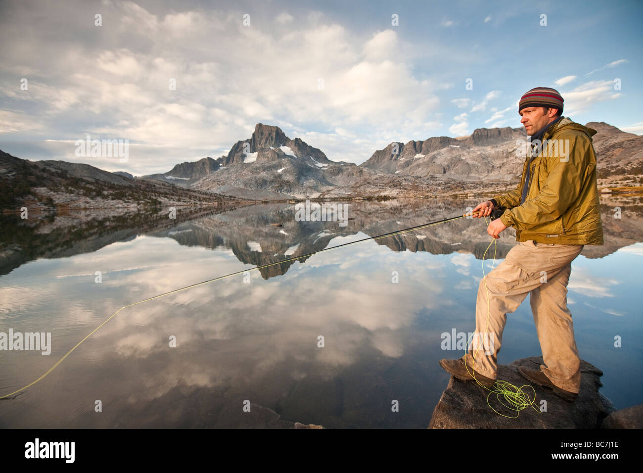 Thousand Island Lake Ansel Adams Wilderness CA 2008 Stock Photo
