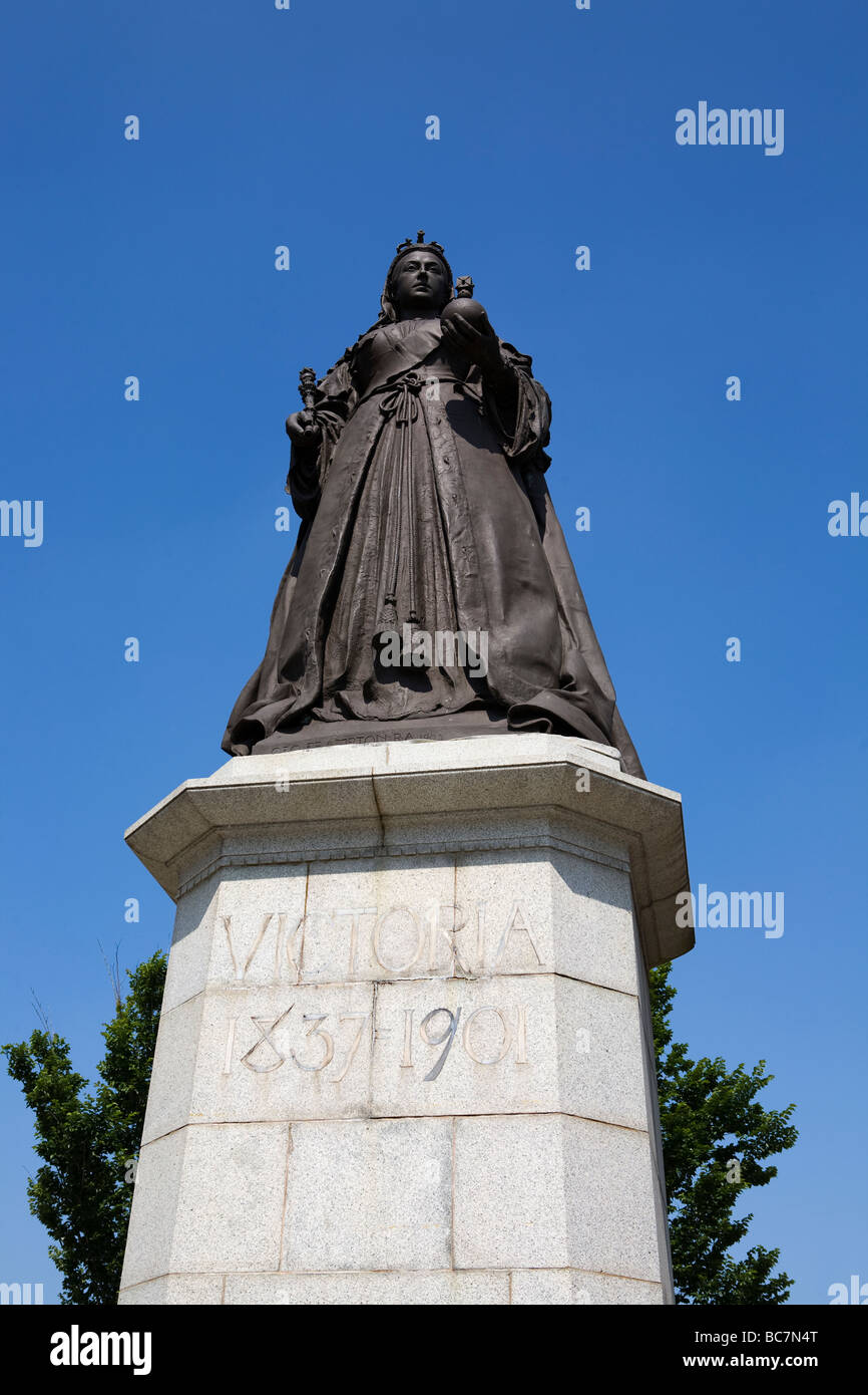 Queen Victoria's statue, Southport, the work of James Frampton, England, UK Stock Photo