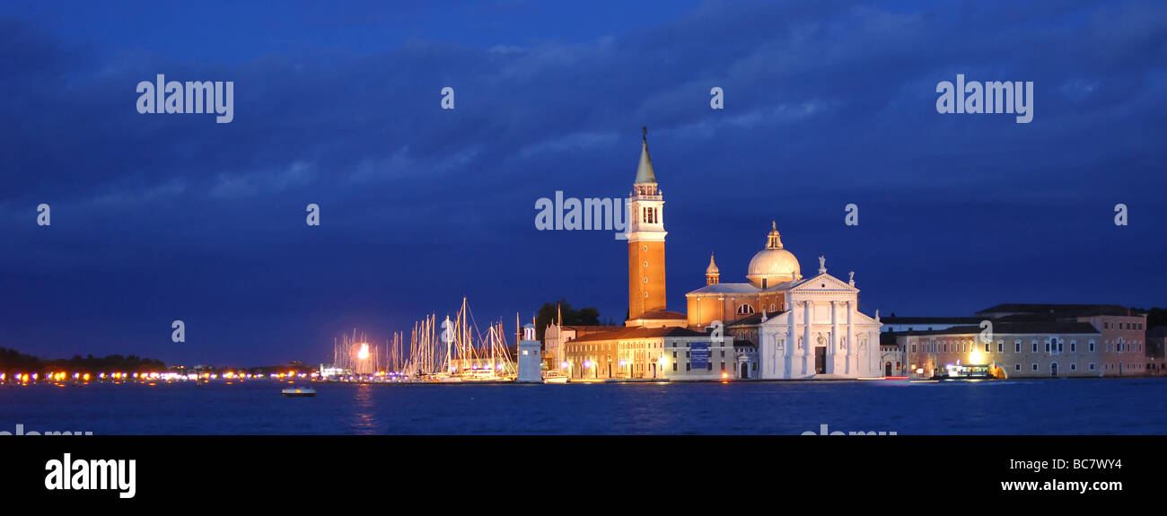 View of San Giorgio Maggiore from St. Marks Square, Venice, Italy Stock Photo