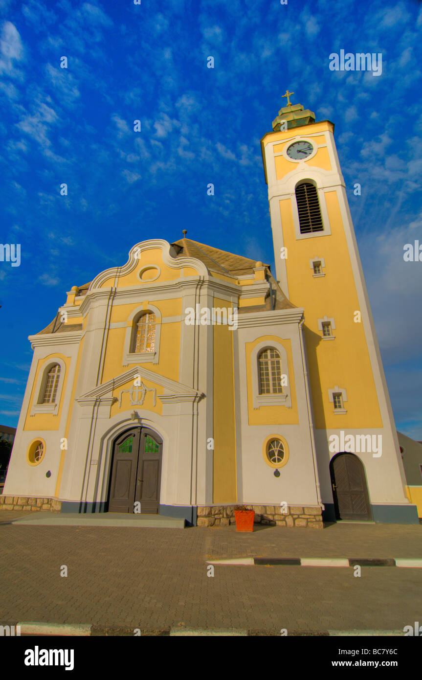 old church in Swakopmund Namibia Stock Photo Alamy