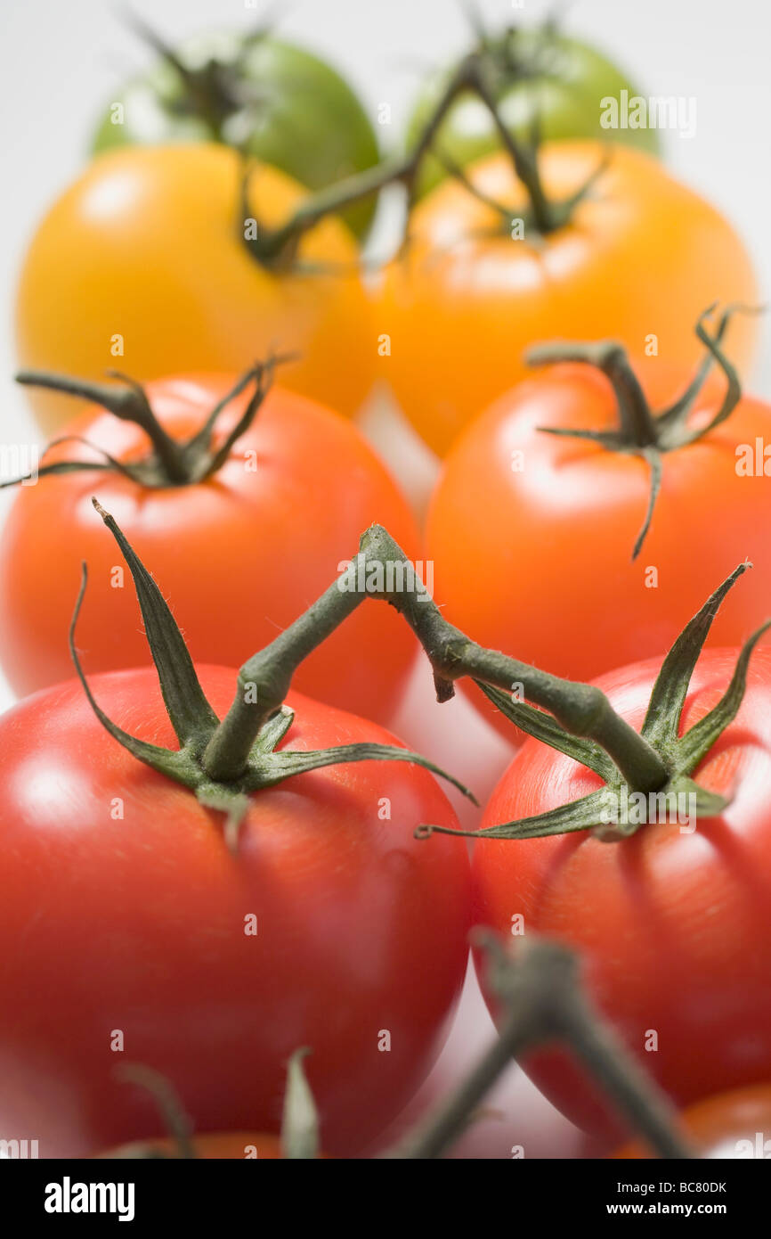 Cherry tomatoes (various colours) - Stock Photo