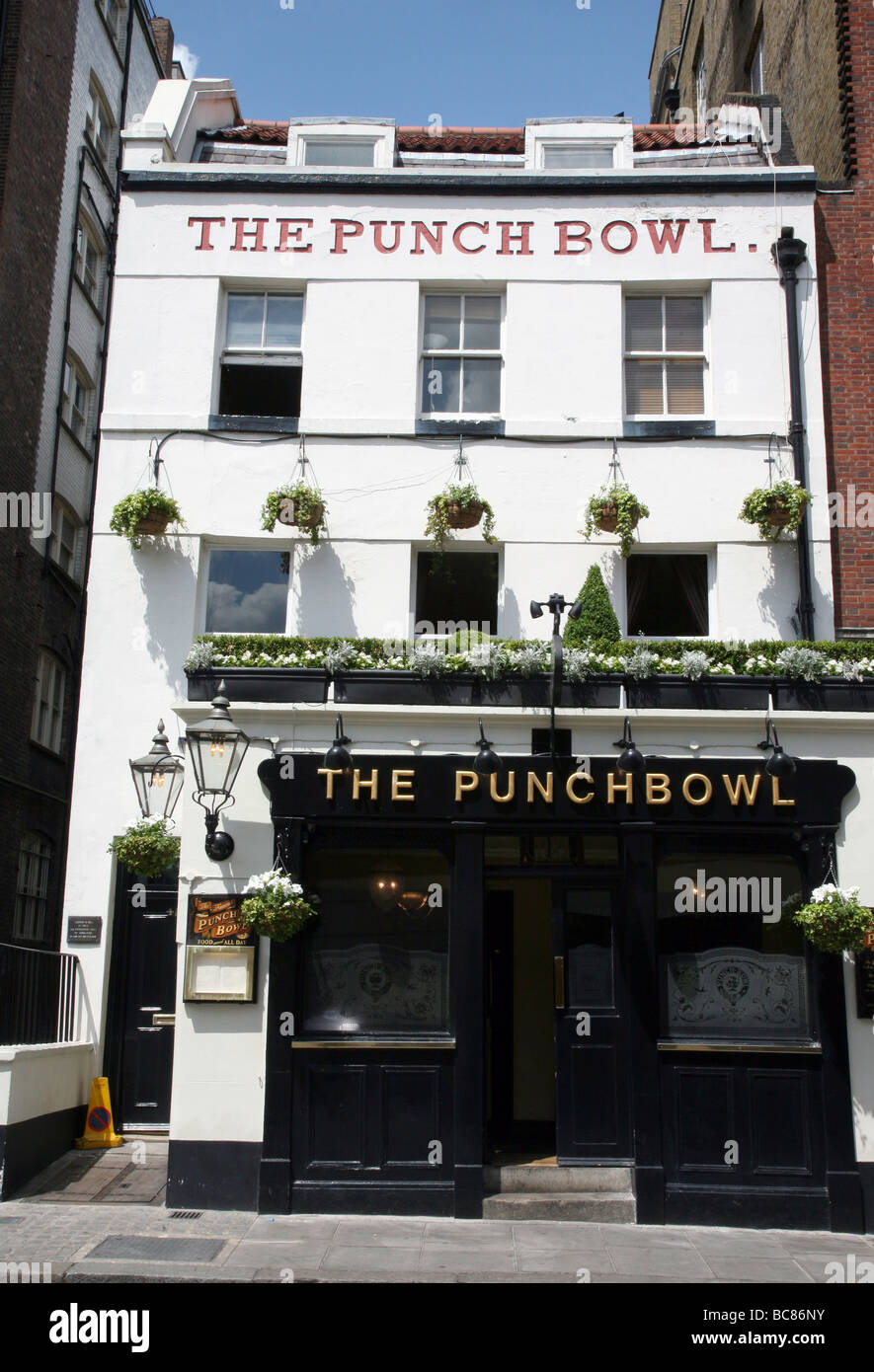 Punch Bowl pub,  Mayfair, London - Guy Ritchie & Madonna own stake Stock Photo