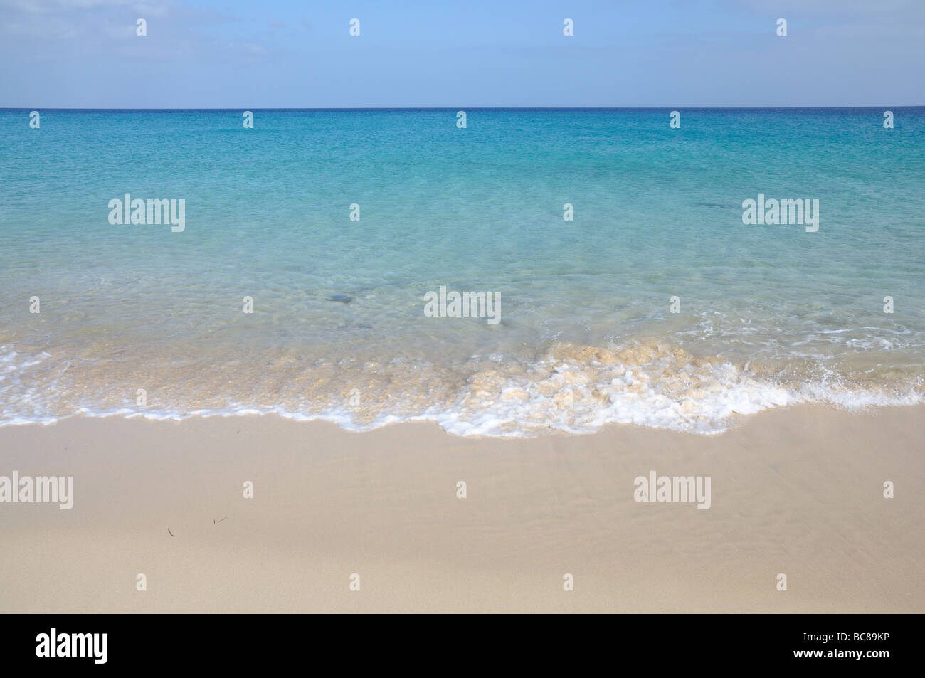 Beach on the Canary Island Fuerteventura, Spain Stock Photo