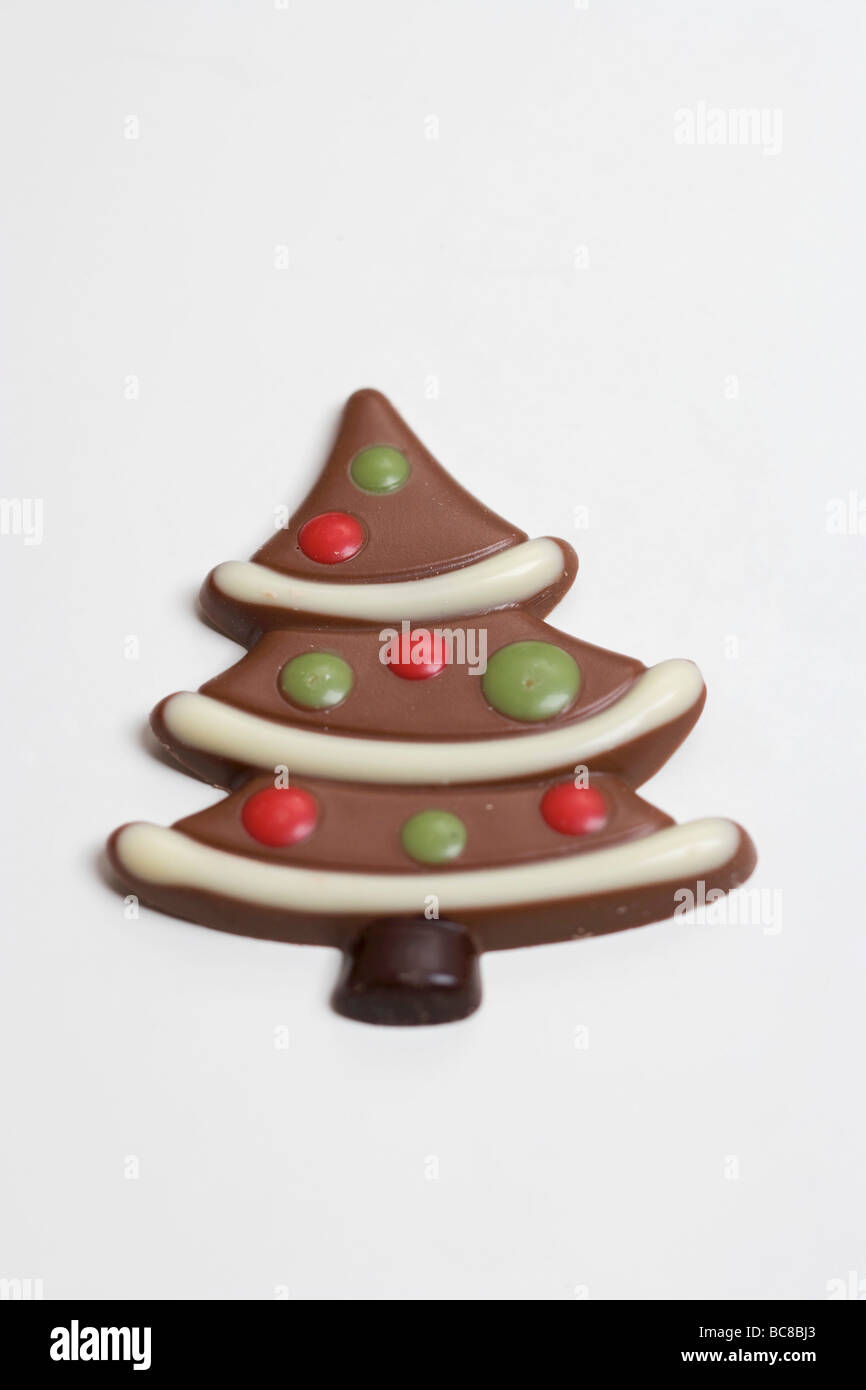 A chocolate Christmas tree Stock Photo Alamy