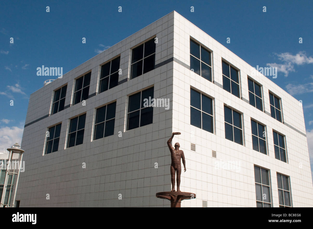 Questacon Astronomer sculpture, Canberra, ACT, Australia Stock Photo