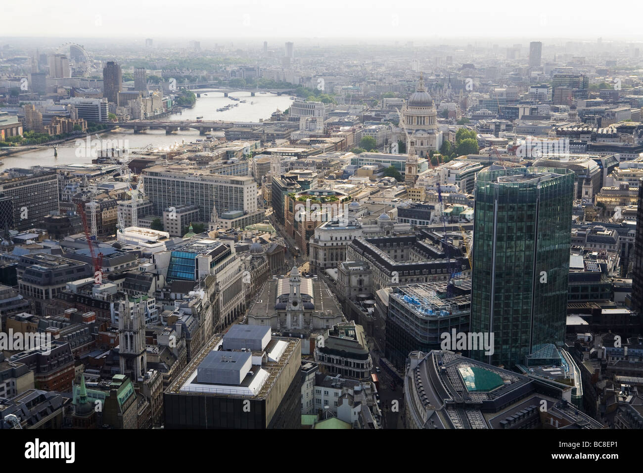 City of london aerial gherkin hi-res stock photography and images - Alamy