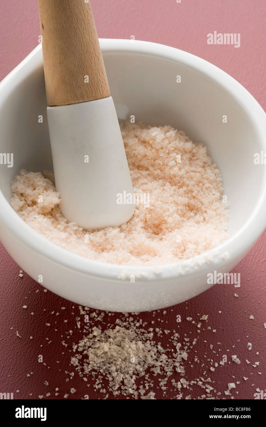 Spice mixture in mortar Stock Photo Alamy