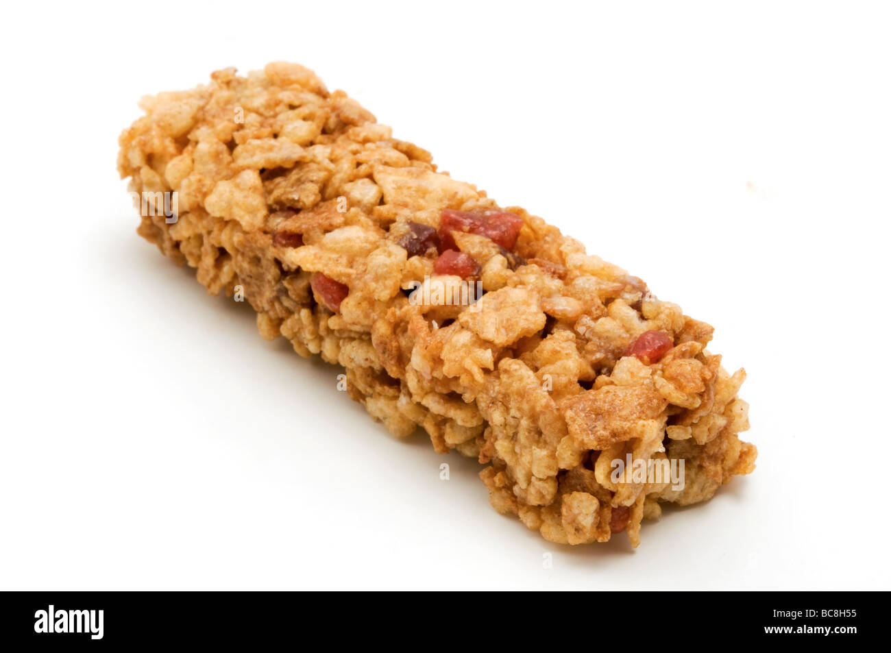 Cereal bar on a white background Stock Photo