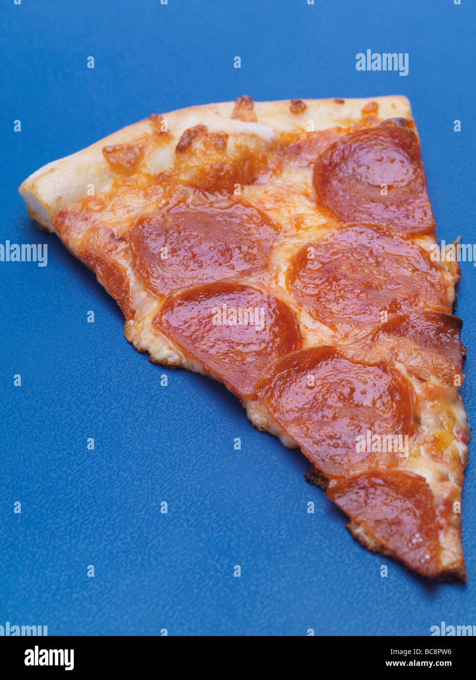 Slice of pepperoni pizza Stock Photo Alamy