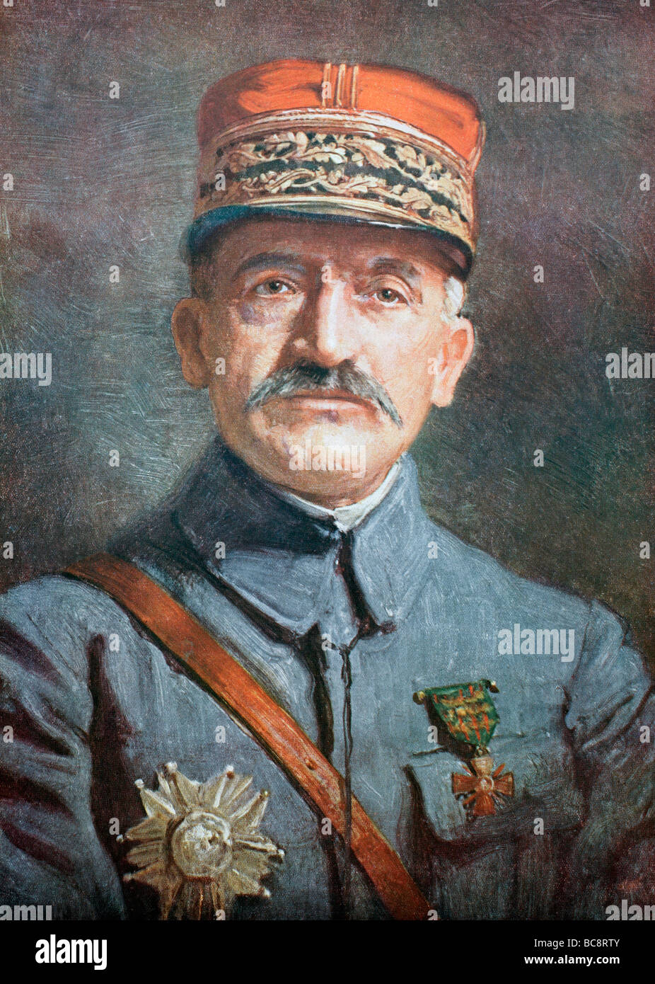 Paul Maistre, 1858 to 1922.  French General during First World War. Stock Photo