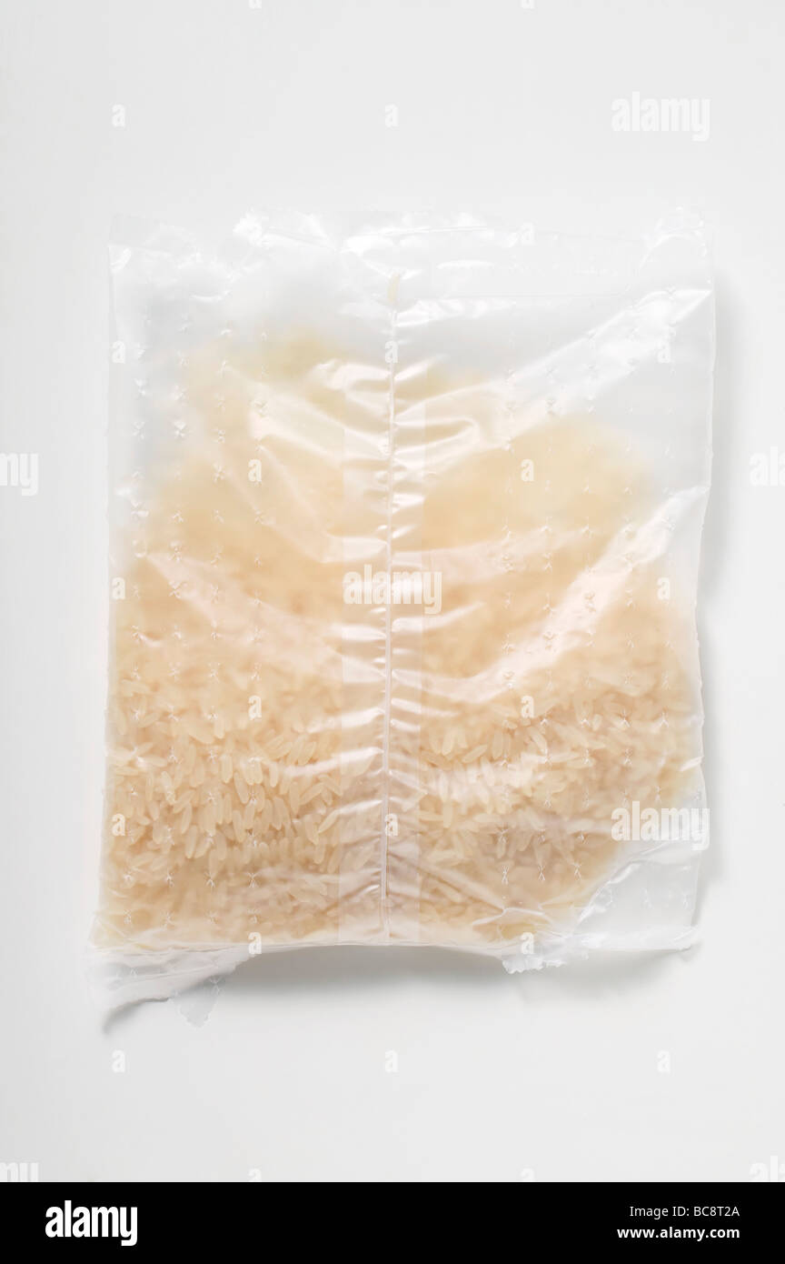 Boil-in-the-bag rice Stock Photo - Alamy