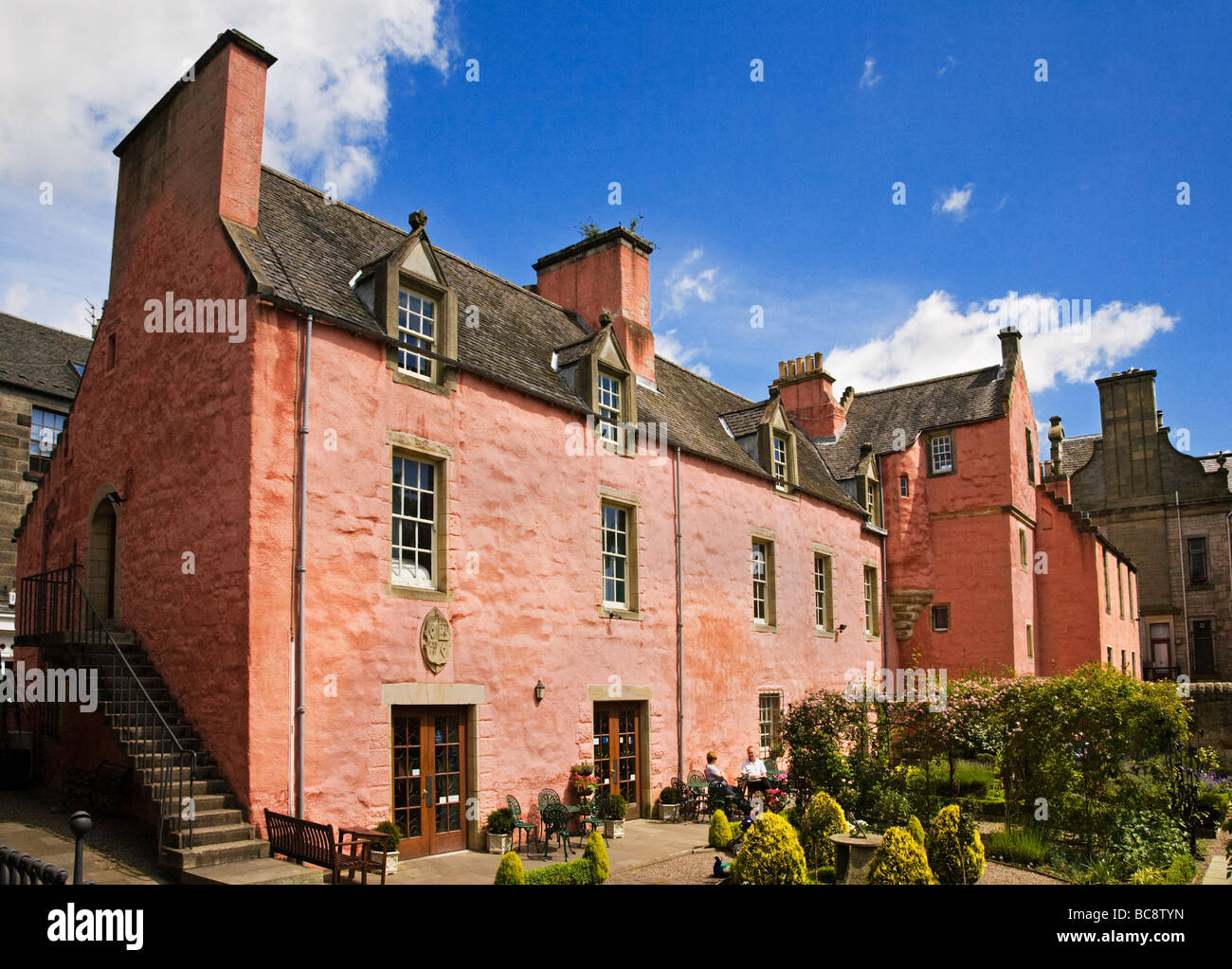 The Abbot House Heritage Centre, Dunfermline, Fife, Scotland. Stock Photo
