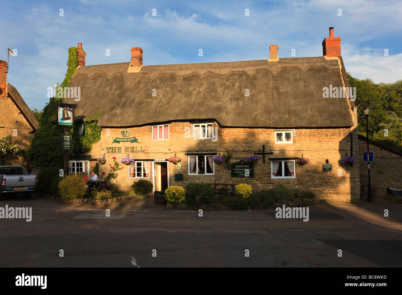 The Bell Public House in the pretty Village of Odell Bedfordshire UK