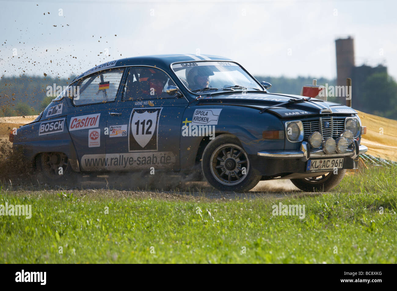 Saab Rallye Old saab 96 v4 hi-res stock photography and images - Alamy